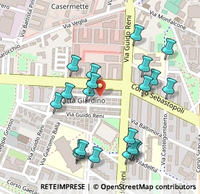 Mappa Via Guido Reni, 10136 Torino TO, Italia (0.257)