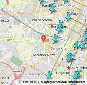 Mappa Via Guido Reni, 10136 Torino TO, Italia (3.3105)