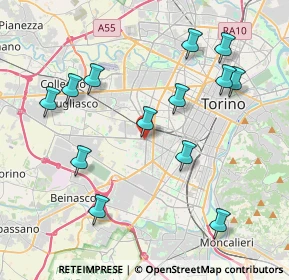 Mappa Via Guido Reni, 10136 Torino TO, Italia (4.26846)