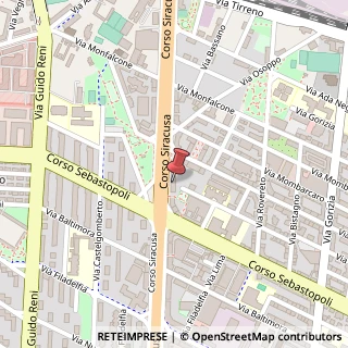 Mappa Corso Siracusa, 55/A, 10136 Torino, Torino (Piemonte)