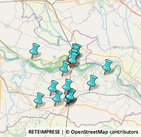 Mappa Via Mirandolese, 46036 Revere MN, Italia (5.81)