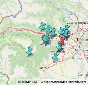 Mappa SP 189, 10094 Giaveno TO, Italia (10.1295)