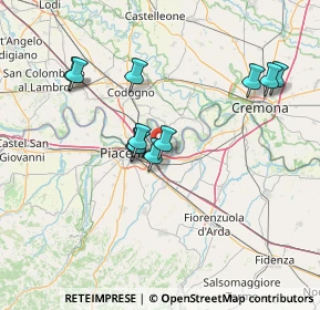 Mappa A21 Autostrada Torino Brescia, 29122 Piacenza PC, Italia (13.26182)