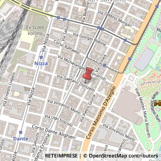Mappa Via Donizetti Gaetano, 19, 10126 Torino, Torino (Piemonte)