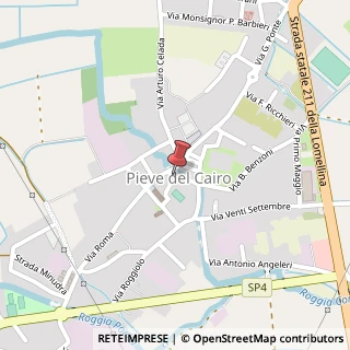 Mappa Via B. Benzoni, 2, 27037 Pieve del Cairo, Pavia (Lombardia)