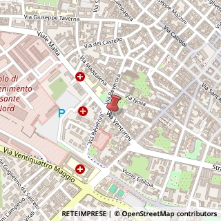 Mappa Via Venturini, 18, 29121 Piacenza, Piacenza (Emilia Romagna)