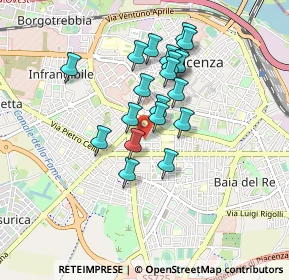 Mappa Via Rinaldo Ancillotti, 29122 Piacenza PC, Italia (0.723)