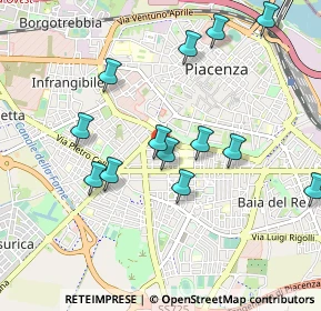 Mappa Via Rinaldo Ancillotti, 29122 Piacenza PC, Italia (0.95538)