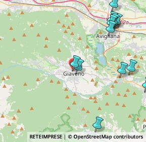 Mappa Via Parco Abbaziale, 10094 Giaveno TO, Italia (5.33308)