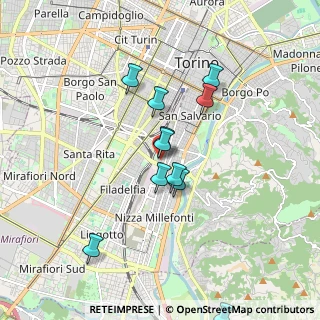 Mappa Via Cellini Benvenuto, 10125 Torino TO, Italia (1.67273)