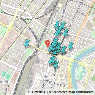 Mappa Via Cellini Benvenuto, 10125 Torino TO, Italia (0.328)