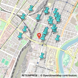 Mappa Via Cellini Benvenuto, 10125 Torino TO, Italia (0.521)