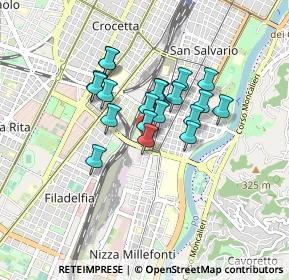 Mappa Via Cellini Benvenuto, 10125 Torino TO, Italia (0.6175)