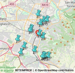 Mappa Via Cellini Benvenuto, 10125 Torino TO, Italia (3.51471)