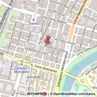 Mappa Via giotto 20/c, 10126 Torino, Torino (Piemonte)