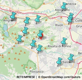 Mappa Via G. Castaudi, 10090 Villarbasse TO, Italia (4.654)