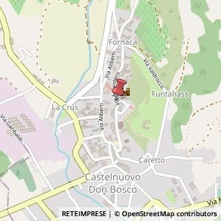 Mappa Via Argentero, 16, 14022 Castelnuovo Don Bosco, Asti (Piemonte)