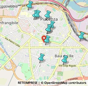 Mappa Via Lorenzo Toncini, 29122 Piacenza PC, Italia (0.91909)