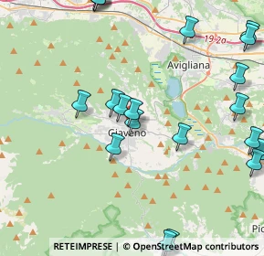 Mappa Via Guglielmino, 10094 Giaveno TO, Italia (5.3025)