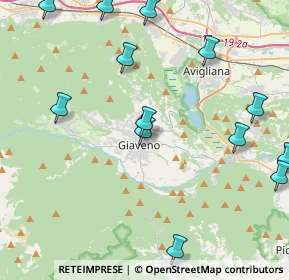 Mappa Via Guglielmino, 10094 Giaveno TO, Italia (6.3885)