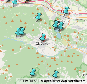 Mappa Via Guglielmino, 10094 Giaveno TO, Italia (5.9275)