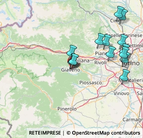 Mappa Via Guglielmino, 10094 Giaveno TO, Italia (15.82643)