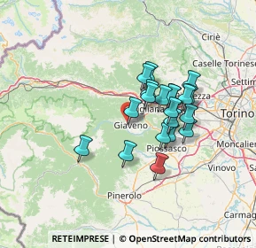 Mappa Via Calvettera, 10094 Giaveno TO, Italia (10.5185)