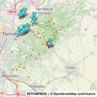 Mappa Piazza Municipio, 10025 Pino Torinese TO, Italia (5.32909)