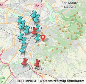 Mappa Strada Comunale da S. Vito a Revigliasco, 10133 Torino TO, Italia (3.87063)
