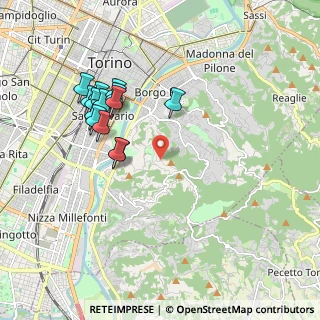 Mappa Strada Comunale da S. Vito a Revigliasco, 10133 Torino TO, Italia (1.87714)