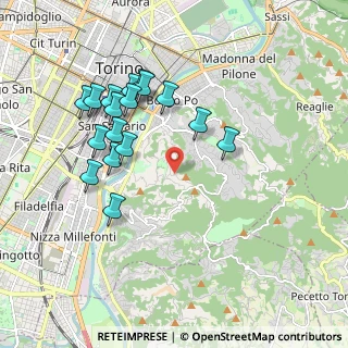 Mappa Strada Comunale da S. Vito a Revigliasco, 10133 Torino TO, Italia (1.87529)