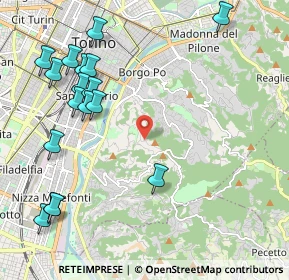 Mappa Strada Comunale da S. Vito a Revigliasco, 10133 Torino TO, Italia (2.57706)