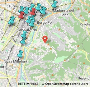 Mappa Strada Comunale da S. Vito a Revigliasco, 10133 Torino TO, Italia (2.61118)