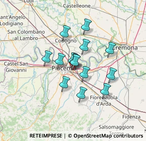 Mappa Viale Dell'Artigiato, 29122 Piacenza PC, Italia (9.93)