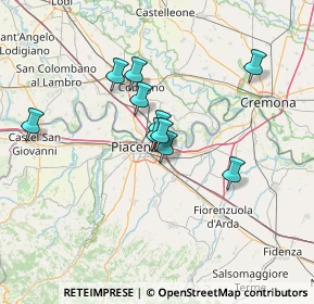 Mappa Viale Dell'Artigiato, 29122 Piacenza PC, Italia (18.91143)