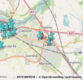 Mappa Viale Dell'Artigiato, 29122 Piacenza PC, Italia (2.76917)