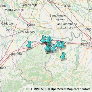 Mappa Frazione Monteveneroso, 27044 Canneto pavese PV, Italia (7.05583)