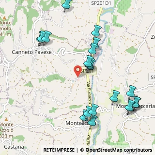 Mappa Frazione Monteveneroso, 27044 Canneto pavese PV, Italia (1.23)