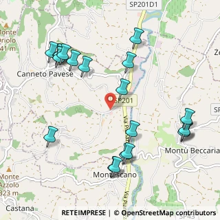 Mappa Frazione Monteveneroso, 27044 Canneto pavese PV, Italia (1.2165)