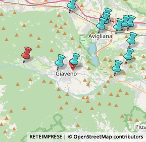 Mappa Piazza Don Calzolari, 10094 Giaveno TO, Italia (5.09769)