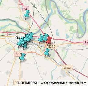 Mappa Via Del Commercio, 29122 Piacenza PC, Italia (3.14214)