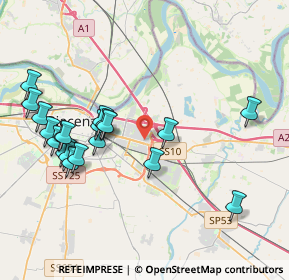 Mappa Via Del Commercio, 29122 Piacenza PC, Italia (4.2645)