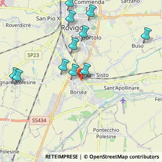 Mappa Viale dell'Artigianato, 45100 Borsea RO, Italia (2.41)