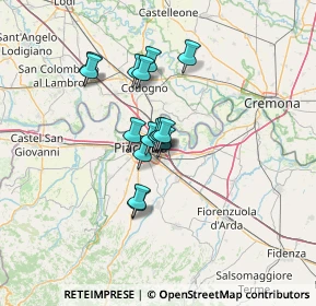 Mappa Via Caorsana, 29122 Piacenza PC, Italia (9.33867)