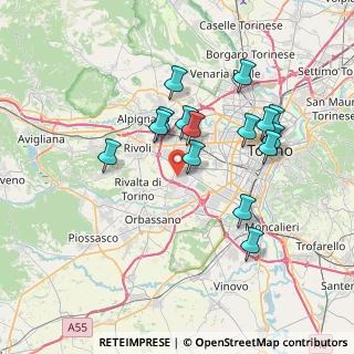 Mappa Strada Undicesima, 10098 Rivoli TO (6.768)