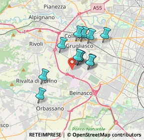 Mappa Strada Undicesima, 10098 Rivoli TO (2.5575)