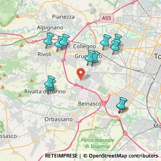 Mappa Strada Undicesima, 10098 Rivoli TO (4.0125)