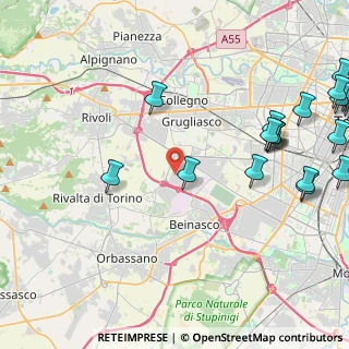 Mappa Strada Undicesima, 10098 Rivoli TO (6.16)