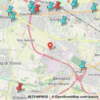 Mappa Strada Undicesima, 10098 Rivoli TO (3.79231)