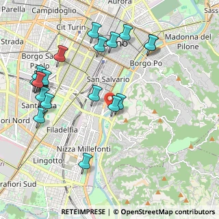 Mappa Corso Galileo Galilei, 10126 Torino TO, Italia (2.389)